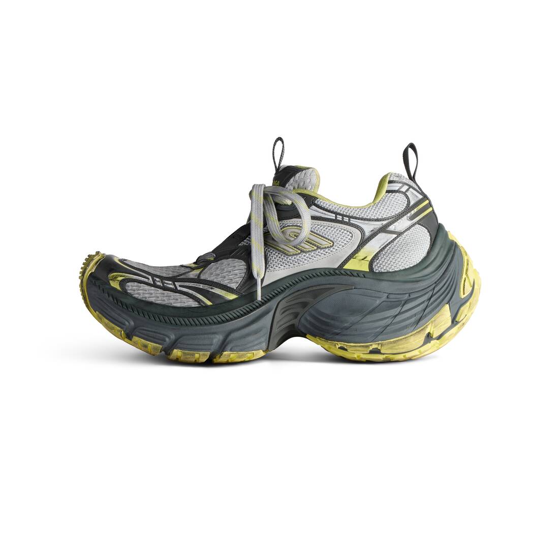 Men’s 10xl Sneaker in Grey/yellow - Image 4